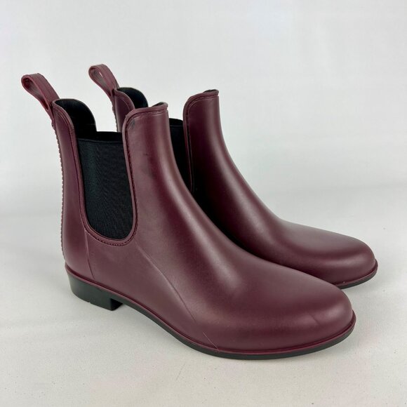 Sam Edelman Womens Tinsley Purple Matte Rubber Chelsea Rain Boots size 8 - Picture 1 of 16